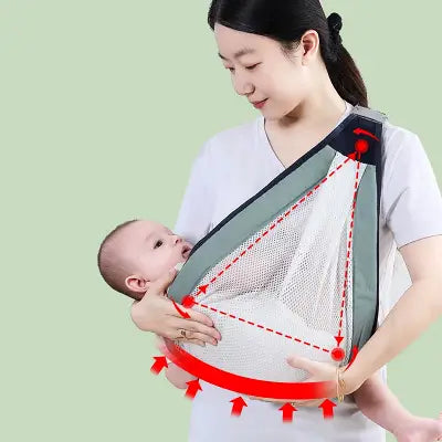 Porte Bébé écharpe- Vert avocat