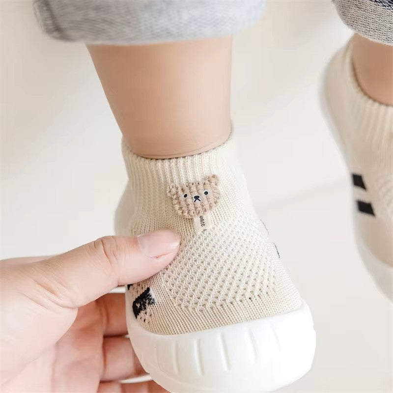 Chaussures bébé respirantes beige