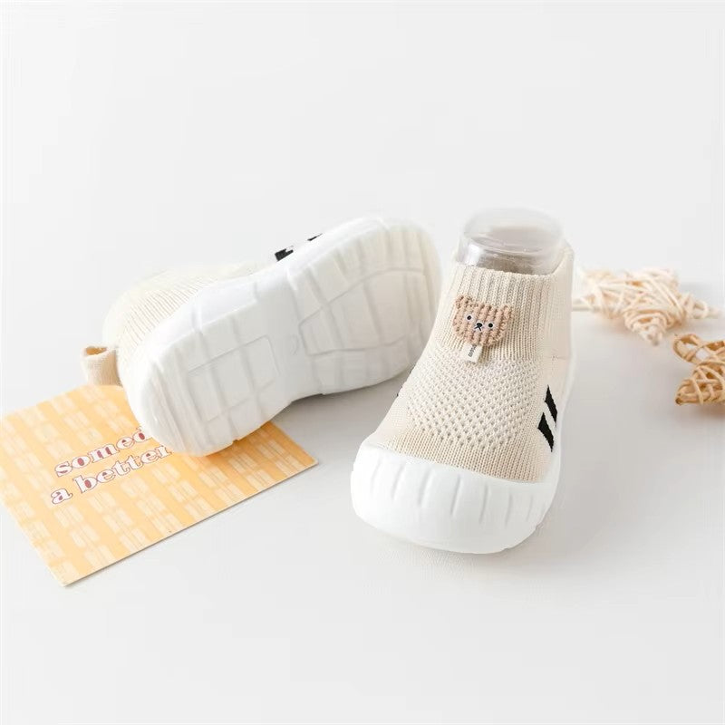 Chaussures bébé respirantes beige
