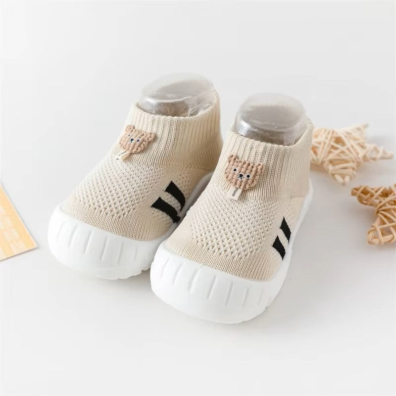 Chaussures bébé respirantes beige