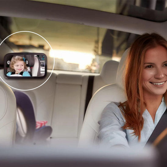 Miroir voiture bébé- pivotant 360°