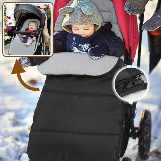 Chancelière poussette bébé- gris