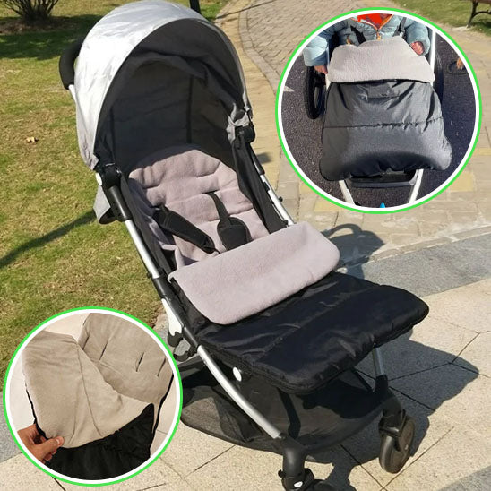 Chancelière poussette bébé- gris