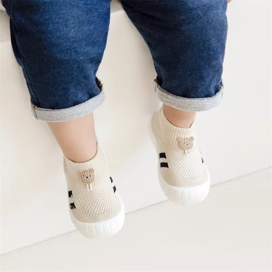 Chaussures bébé respirantes beige