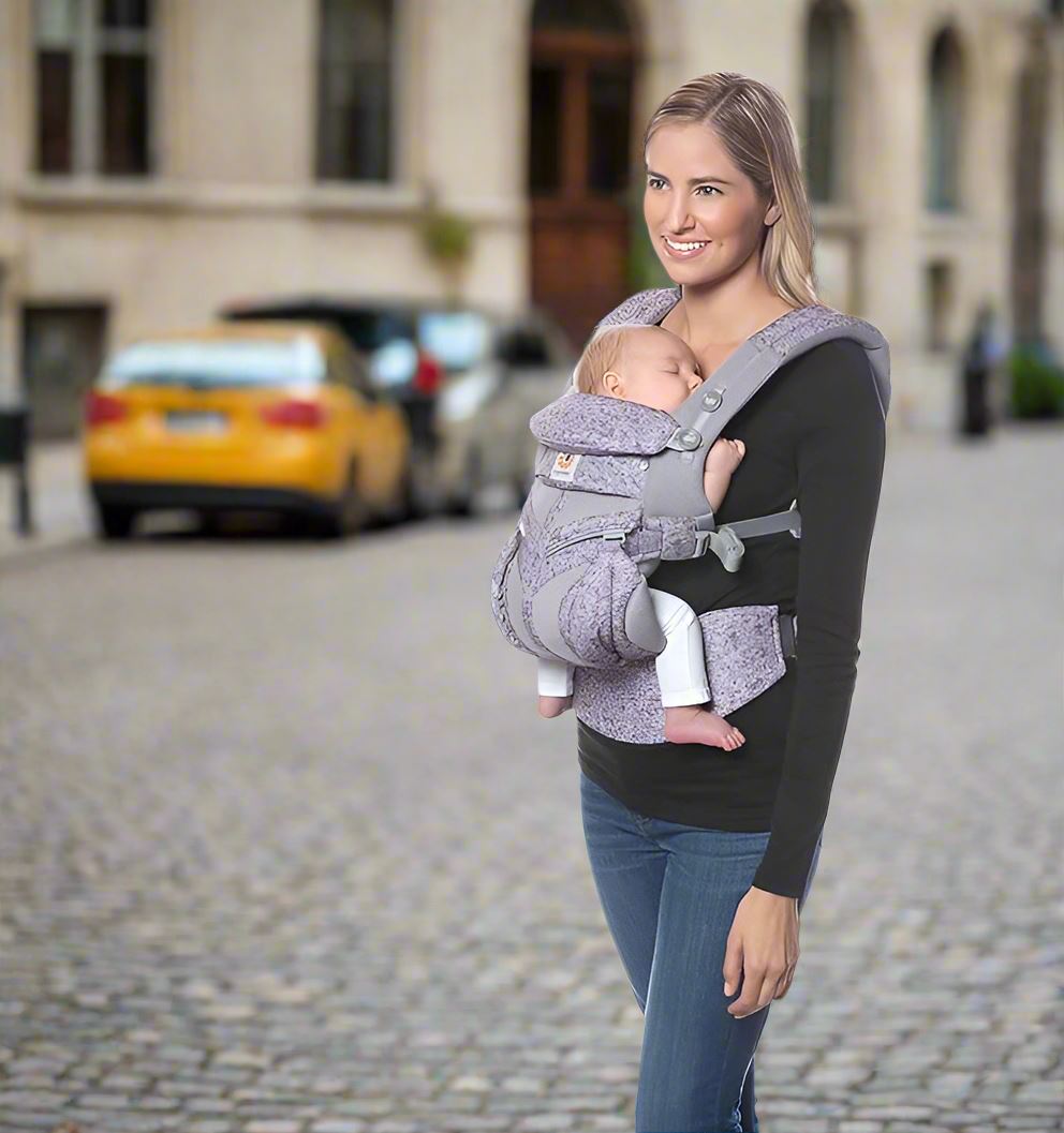 Porte Bébé - BreathBabyBag™ - Mauve Lavande